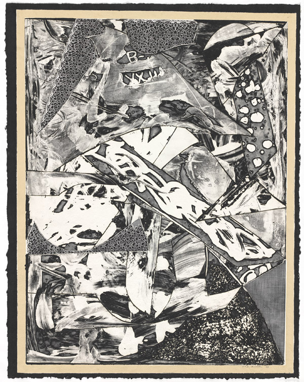 Frank Stella, 'Swan engraving framed I', trial proof 1985